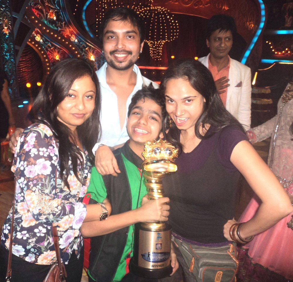 With the India's Best Dramebaaz winner