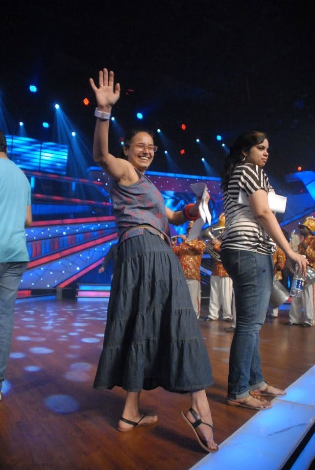 Komal on the Dance India Dance stage